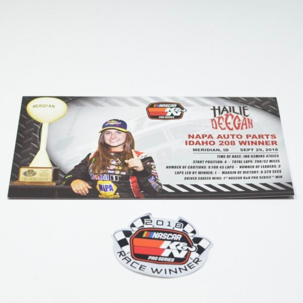 2018 Hailie Deegan Meridian Speedway ARCA Win 1/24