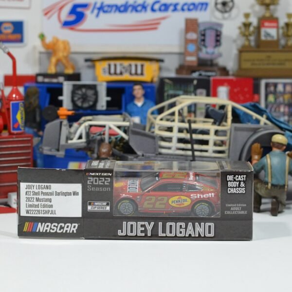 2022 Joey Logano Shell Pennzoil Darlington Win 1/64 Diecast Chassis