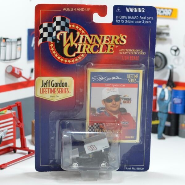 1987 Jeff Gordon #40 Sprint Car Blanc 1/64