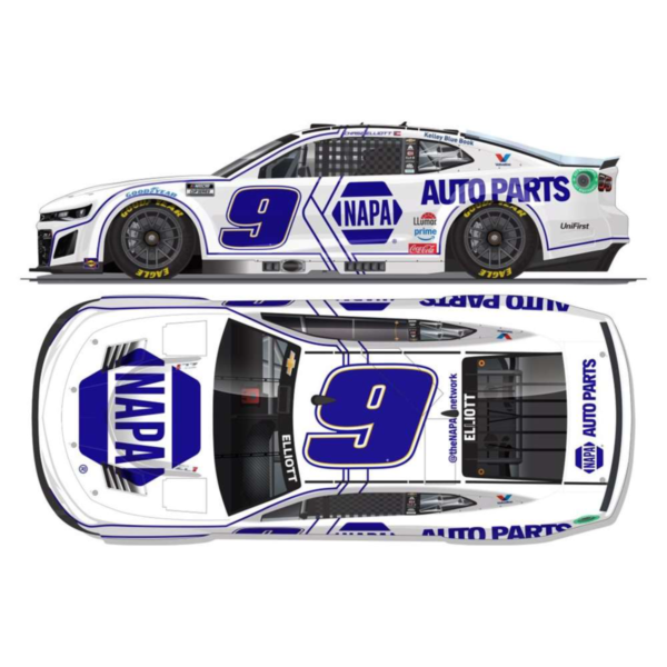 ** Précommande ** 2025 Chase Elliott #9 Napa White