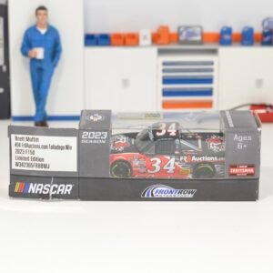 * Boîte abimée * 2023 Brett Moffitt #34 FrBAuctions.com Talladega Win 1/64