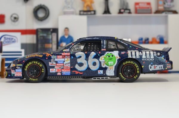 1999 Ernie Irvan #36 M&M’s Happy New Year 2000 1/24 Elite – Image 5