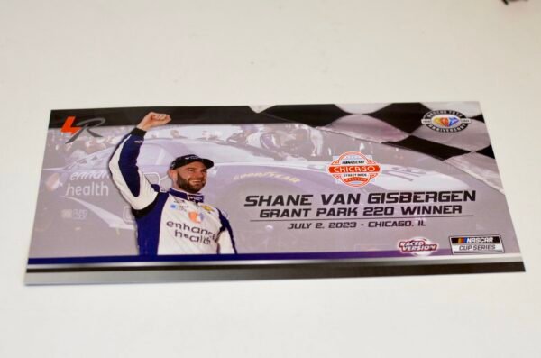 2023 Shane Van Gisbergen #91 Enhance Health Chicago Street Course Win 1/24 Elite Liquid Color – Image 5