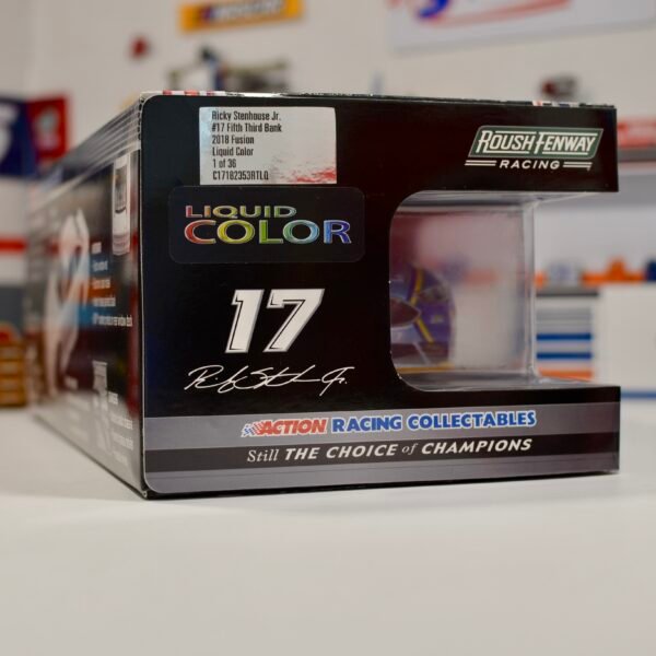 2018 Ricky Stenhouse Jr. #17 Fifth Third Bank 1/24 ARC Liquid Color Autographed – Image 2