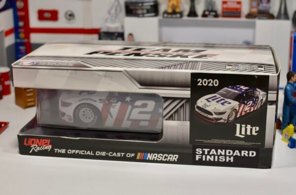 2020 BRAD KESELOWSKI #2 Miller Lite Patriotic 1/24 ARC Autographed – Image 3