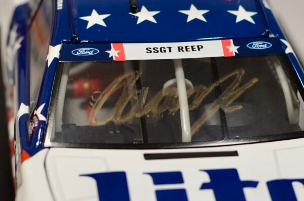 2020 BRAD KESELOWSKI #2 Miller Lite Patriotic 1/24 ARC Autographed – Image 5