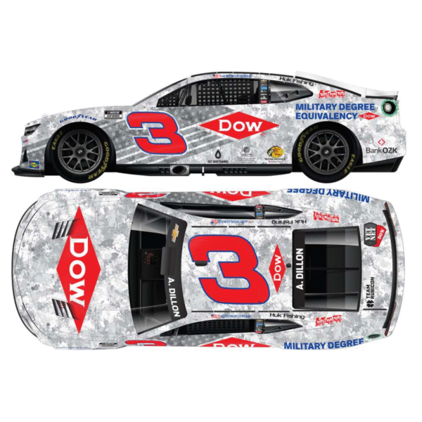 ** Précommande ** 2025 Austin Dillon #3 Dow Salutes Vertans