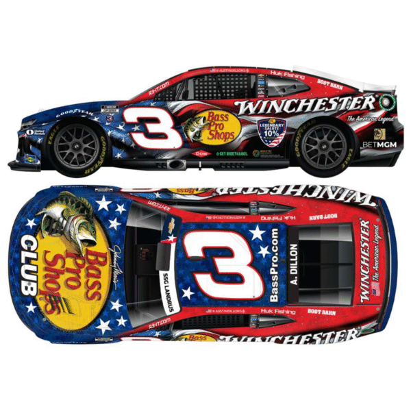 ** Précommande ** 2025 Austin Dillon #3 Bass Pro Shops Salutes