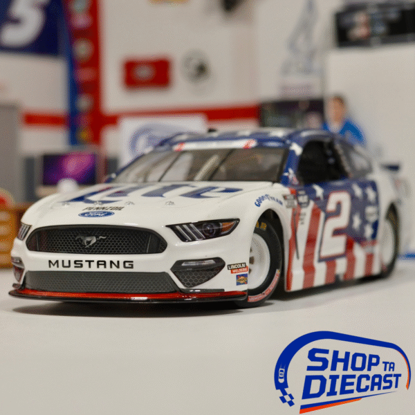 2020 BRAD KESELOWSKI #2 Miller Lite Patriotic 1/24 ARC Autographed