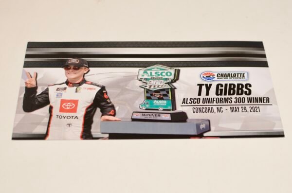2021 Ty Gibbs #54 Charlotte Win 1/24 ARC – Image 4