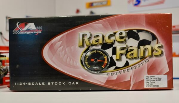 2007 Tony Stewart #20 The Home Depot 1/24 ARC Color Chrome – Image 2