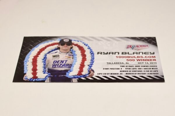 2019 RYAN BLANEY #12 Dent Wizard Talladega Win 1/24 ARC – Image 4