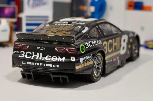 2022 Tyler Reddick #8 3CHI.com Salutes Road America Win 1/24 Elite Dual Autographed – Image 9
