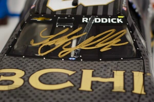 2022 Tyler Reddick #8 3CHI.com Salutes Road America Win 1/24 Elite Dual Autographed – Image 7