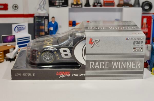 2022 Tyler Reddick #8 3CHI.com Salutes Road America Win 1/24 Elite Dual Autographed – Image 3