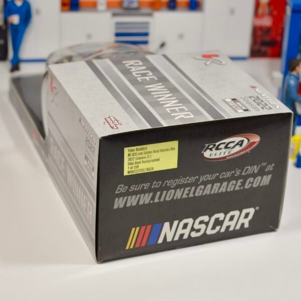 2022 Tyler Reddick #8 3CHI.com Salutes Road America Win 1/24 Elite Dual Autographed – Image 2