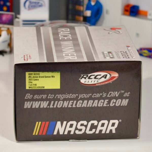 2022 KURT BUSCH #45 Jordan Brand Kansas Win 1/24 Elite – Image 2