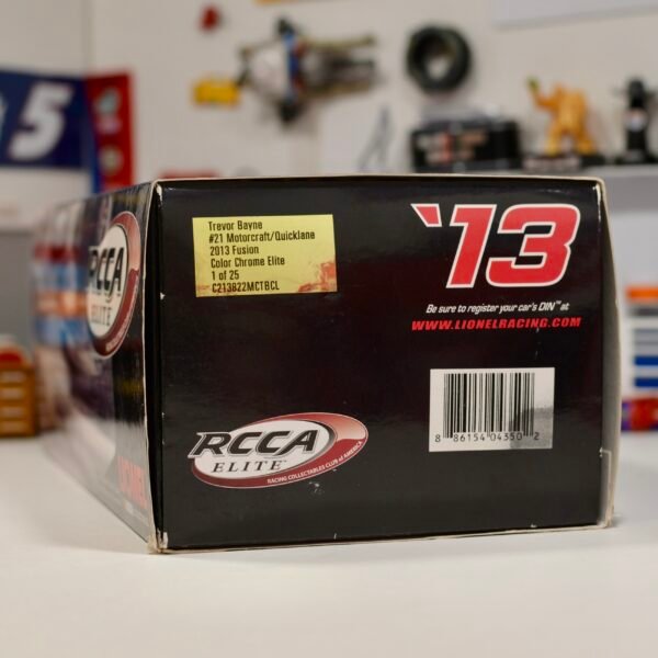 2013 Trevor Bayne #21 Motorcraft/Quicklane 1/24 Elite Color Chrome – Image 2