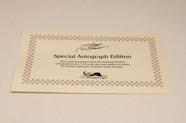 2009 Tony Stewart #14 Burger King 1/24 Autographed – Image 3