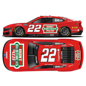 ** Précommande ** 2025 Joey Logano #22 Hunt Brothers Pizza Red