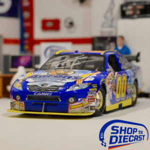 2009 David Reutimann #00 Aaron's Lowe's Win 1/24 Autographed
