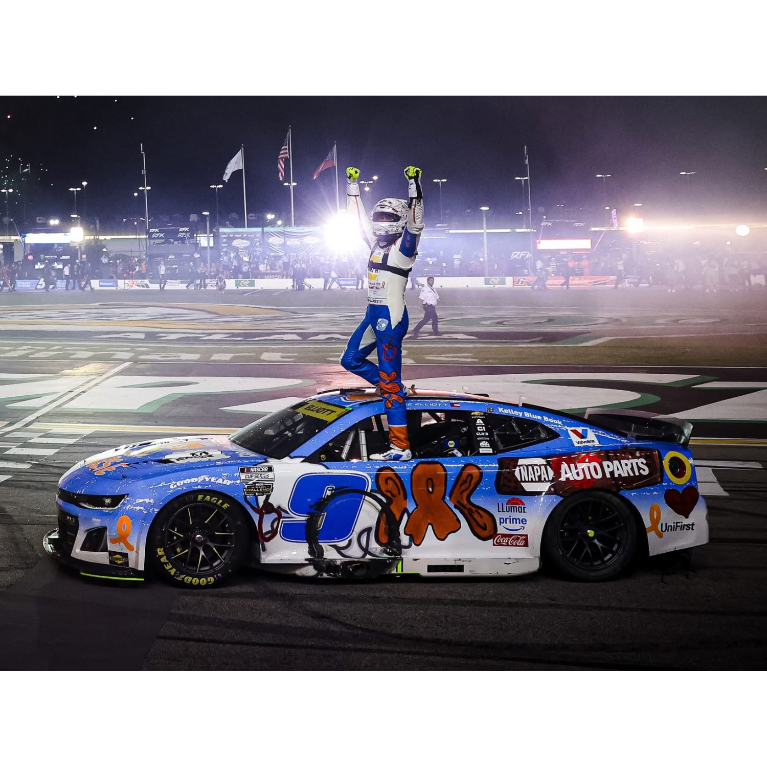 ** Précommande ** 2025 Chase Elliott 2025 Children's Healthcare of Atlanta 28/06/25 Race Win