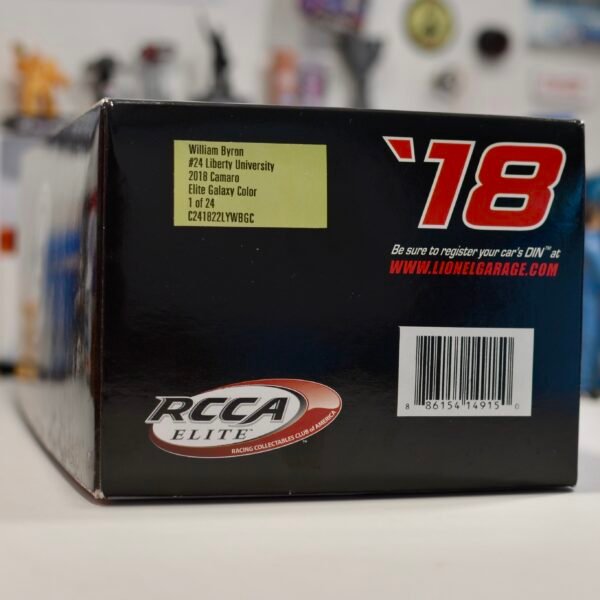 2018 William Byron #24 Liberty University 1/24 Elite Galaxy Color – Image 4