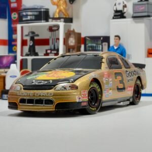 1998 Dale Earnhardt Sr #3 Bass Pro Shops Gold 1/24 ARC Bank (vitres noires)