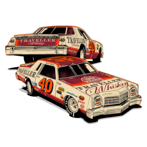 ** Précommande ** 2026 Justin Allgaier #40 Traveller Whiskey '78 Fantasy