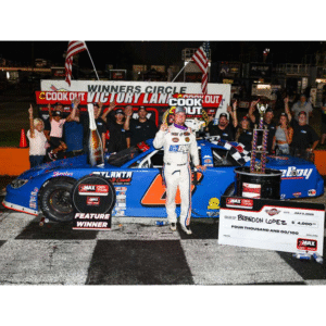 ** Précommande ** 2025 Brandon Lopez #6 Atlanta Paving & Concrete 02/07/25 Race Win