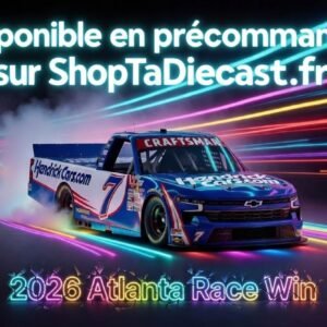 ** Précommande ** 2026 Kyle Busch #7 Hendrickcars.com EchoPark 21/02/26 Race Win