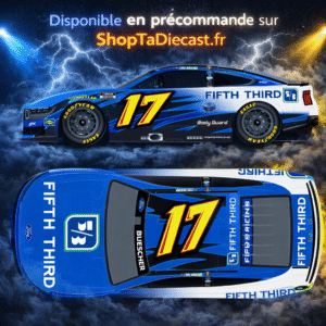 ** Précommande ** 2026 Chris Buescher #17 Fifth Third Bank Throwback