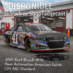 2014 Kurt Busch #41 Haas Automation American Salute 1/24 ARC Standard