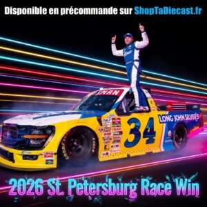 ** Précommande ** 2026 Layne Riggs #34 Long John Silver's St. Petersburg 28/02/26 Race Win