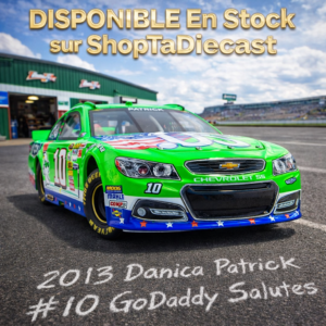 2013 Danica Patrick #10 GoDaddy Salutes 1/24 ARC Standard