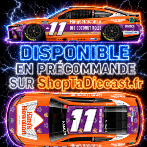** Précommande ** 2026 Denny Hamlin #11 King's Hawaiian Coconut Rolls