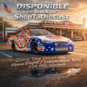 2003 Tony Stewart +20 Home Depot / Independence Day 1/24 ARC Standard