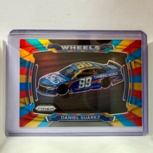 2021 Panini Prizm Wheels #66 Daniel Suarez Rainbow 13/24 (Rare)