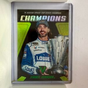 2018 Victory Lane Champions #C1 Jimmie Johnson Green 5/5 (très rare)