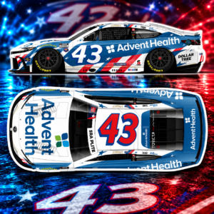 ** Précommande ** 2026 Erik Jones #43 AdventHealth Patriotic