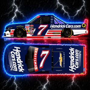 ** Précommande ** 2026 Kyle Busch #7 Hendrickcars.com Patriotic