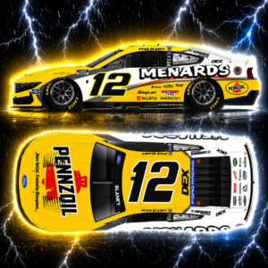 ** Précommande ** 2026 Ryan Blaney #12 Menards Pennzoil