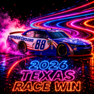 ** Précommande ** 2026 Kyle Larson #88 Hendrickcars.com Texas 02/05/2026 Race Win