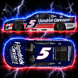** Précommande ** 2026 Kyle Larson #5 Hendrickcars.com Patriotic