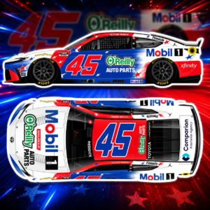 ** Précommande ** 2026 Tyler Reddick #45 Mobil 1/O'reilly Patriotic