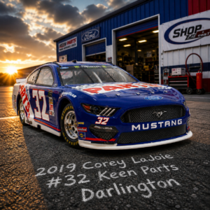 2019 Corey LaJoie #32 Keen Parts Darlington Throwback 1/24 ARC Standard (voir description)