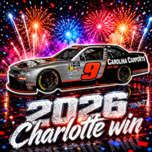 ** Précommande ** 2026 Ross Chastain 2026 Carolina Carports Charlotte 23/05/2026 Race Win