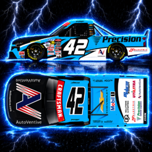 ** Précommande ** 2026 Tyler Reif #42 Precision Vehicles Logistics