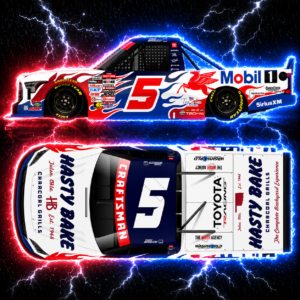 ** Précommande ** 2026 Chase Briscoe #5 Mobil 1/Hasty Bake Truck Series