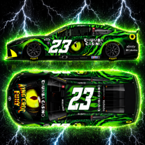 ** Précommande ** 2026 Bubba Wallace #23 Chumba Casino King Croc Fury